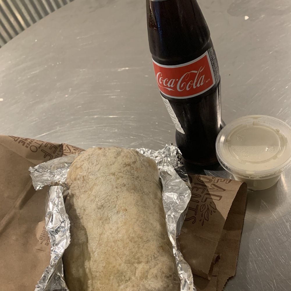 Chipotle Mexican Grill - Burrito  with extra Quaso Blanco - Fast Food Near Me - Brooklyn, New York