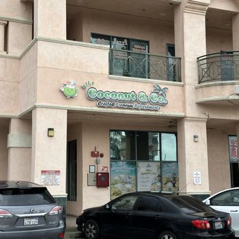 Coconut & Co - Storefront - next to the parking lot entrance - Bubble Tea Near Me - Alhambra, California