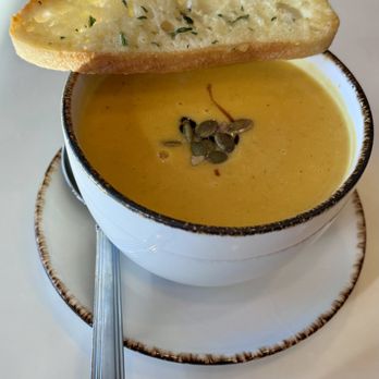 Nordstrom Grill - The Best Butternut Squash Soup. I only wish they made it everyday. - New American Near Me - Lone Tree, Colorado
