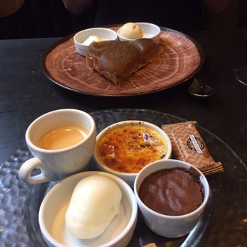 Le Hide - Desserts! Mini desserts for me and apple tart for my wife! - French Near Me - Paris, 75