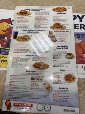 Menu photo 2 George Webb Waukesha, WI Menu photo 2 George Webb Waukesha, WI