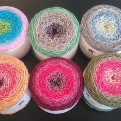 The Spinning Room - Gradient Cakes of yarn