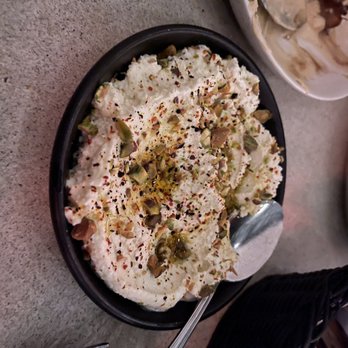 Aba - Whipped Feta- It was served with warm pita. I wasn't a big fan. - Mediterranean Near Me - Chicago, Illinois