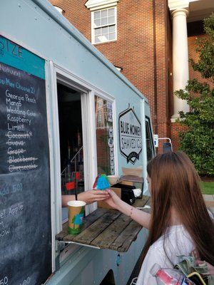 Blue Monkey Shaved Ice by null