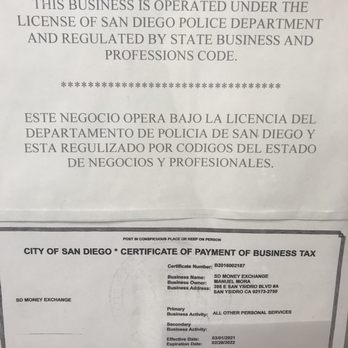 SD Money Exchange - Currency Exchange Near Me - San Diego, California