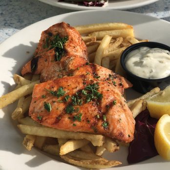 Tognazzini's Dockside - Salmon and chips - Seafood Near Me - Morro Bay, California Tognazzini's Dockside - Salmon and chips - Seafood Near Me - Morro Bay, California