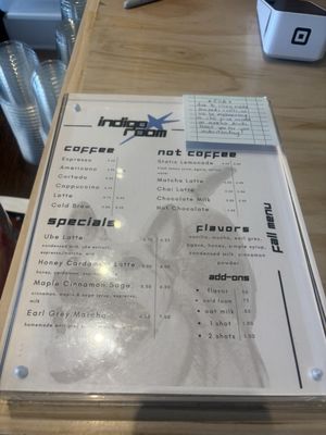 Menu photo 2 Indigo Room Coffee Phoenix, AZ Menu photo 2 Indigo Room Coffee Phoenix, AZ