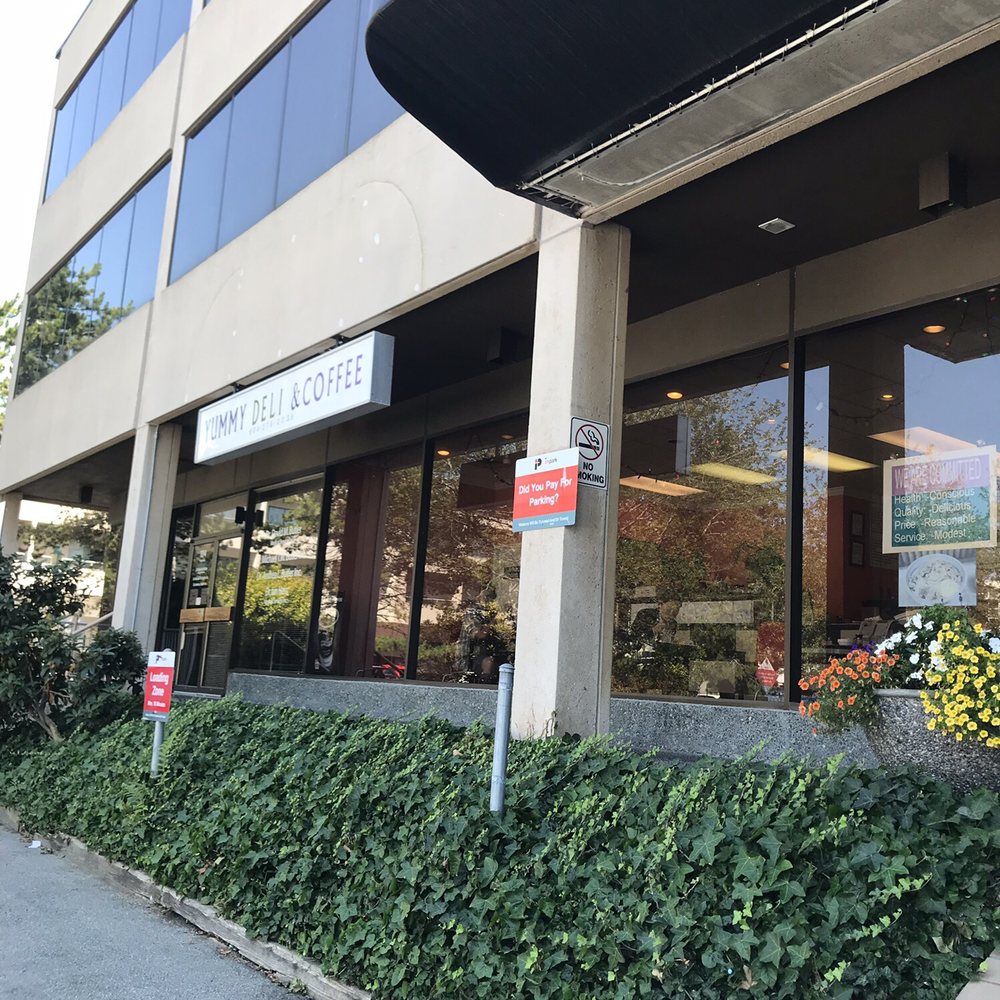 Yummy Deli and Coffee - Exterior with paid parking - Coffee & Tea Near Me - Richmond, British Columbia Yummy Deli and Coffee - Exterior with paid parking - Coffee & Tea Near Me - Richmond, British Columbia