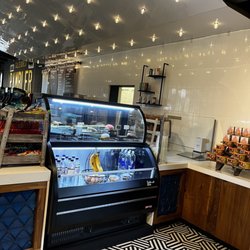 Cafe with drinks and snacks