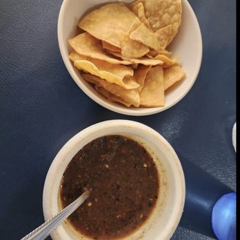 Letty's Casita - Their complimented chips and salsa . So amazing - Mexican Near Me - El Centro, California
