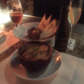 Prime Table - French onion soup and the steak tartare. - Steakhouses Near Me - Stockton, California
