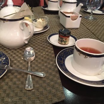 Fairview Dining Room - Tea with honey - New American Near Me - Durham, North Carolina