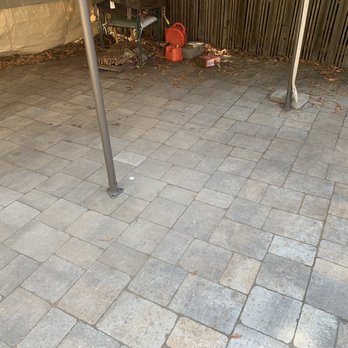 Pipe-Thru Trenchless Plumbing - After resetting the pavers. I dare you to find where they dug - Plumbing Near Me - San Jose, California Pipe-Thru Trenchless Plumbing - After resetting the pavers. I dare you to find where they dug - Plumbing Near Me - San Jose, California