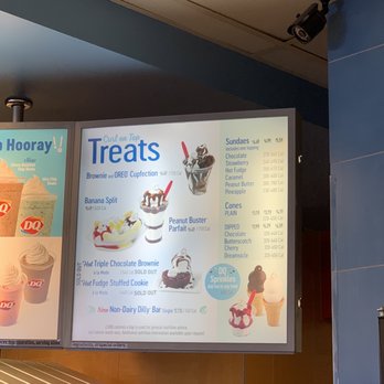 DQ / Orange Julius - Menu Far Right Display as of 05/04/2021 - Ice Cream & Frozen Yogurt Near Me - San Diego, California