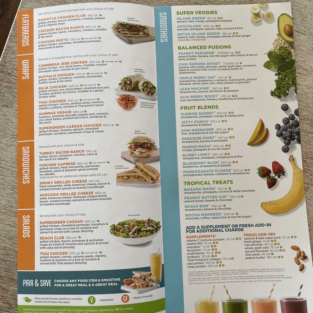 Tropical Smoothie Cafe - Menu - Juice Bars & Smoothies Near Me - Melbourne, Florida Tropical Smoothie Cafe - Menu - Juice Bars & Smoothies Near Me - Melbourne, Florida