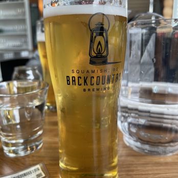 Backcountry Brewing - Pilsner - so good! - Pizza Near Me - Squamish, British Columbia