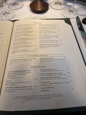 Menu photo 2 Le Colonial Lake Forest Lake Forest, IL Menu photo 2 Le Colonial Lake Forest Lake Forest, IL