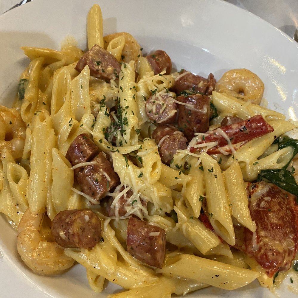 Carlton's Italian Restaurant & Catering - Shrimp and conecuh sausage pasta - Italian Near Me - Cullman, Alabama Carlton's Italian Restaurant & Catering - Shrimp and conecuh sausage pasta - Italian Near Me - Cullman, Alabama