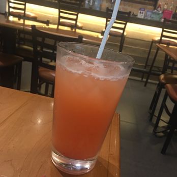 Chili's - Strawberry lemonade - they used real strawberries. Too sweet for me, much better when I diluted it with water. - Tex-Mex Near Me - Angeles, PAM