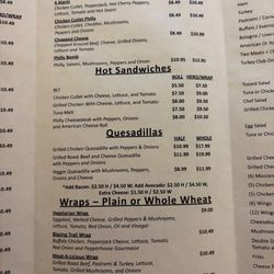Appalachian Market - Menu