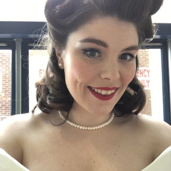 Tangles - Big 'ol victory rolls that lasted all day! - Hair Salons Near Me - Fayetteville, North Carolina