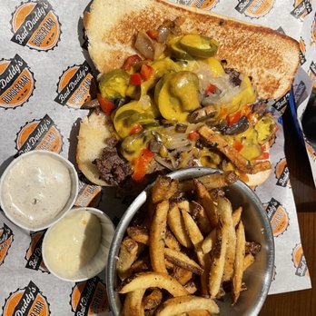 Bad Daddy's Burger Bar - Philly cheesesteak and truffle fries - Burgers Near Me - Murfreesboro, Tennessee Bad Daddy's Burger Bar - Philly cheesesteak and truffle fries - Burgers Near Me - Murfreesboro, Tennessee