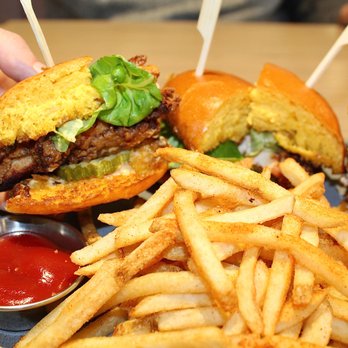 The Original - The Chicken Sliders were hearty sized sliders served with french fries. - Diners Near Me - Denver, Colorado The Original - The Chicken Sliders were hearty sized sliders served with french fries. - Diners Near Me - Denver, Colorado