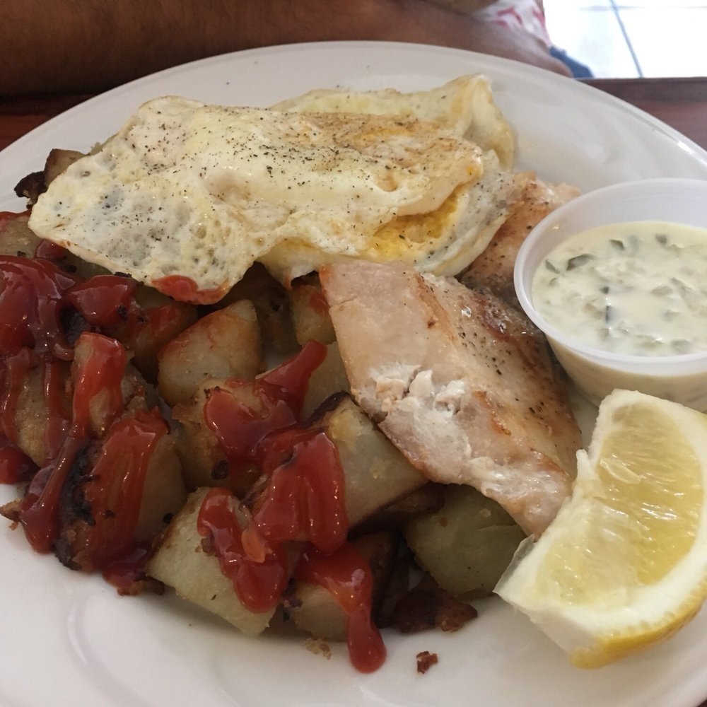 Times Coffee Shop - My buddy's choice: mahi-mahi, eggs, home fries and toast! - Coffee & Tea Near Me - Kaneohe, Hawaii Times Coffee Shop - My buddy's choice: mahi-mahi, eggs, home fries and toast! - Coffee & Tea Near Me - Kaneohe, Hawaii