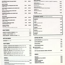 English menu English menu