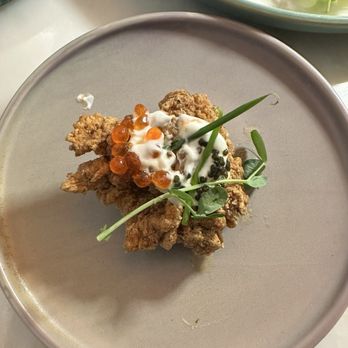 Glass Kitchen - Fried chicken with cavier - Breakfast & Brunch Near Me - Markham, Ontario