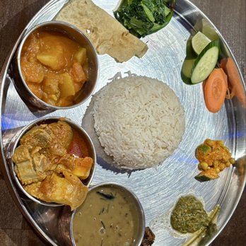 Mitho Nepali - Pork Curry Thali - Himalayan/Nepalese Near Me - Lyndhurst, New Jersey
