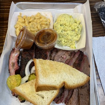 Ray's Real Pit BBQ Shack - Two 2 Meat Plate - Barbeque Near Me - Houston, Texas