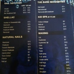 Crystal Nail Spa - Price list