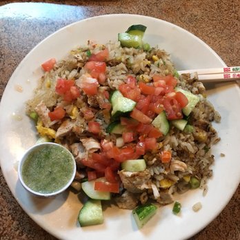 Johnny Mango World Cafe & Bar - Chicken fried rice - Caribbean Near Me - Cleveland, Ohio