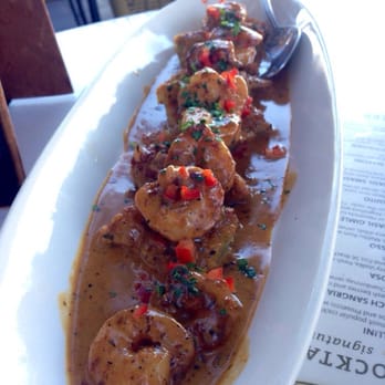 Brio Italian Grille - Yummmmoooo black pepper shrimp and eggplant for 6 bucks - Italian Near Me - Gilbert, Arizona