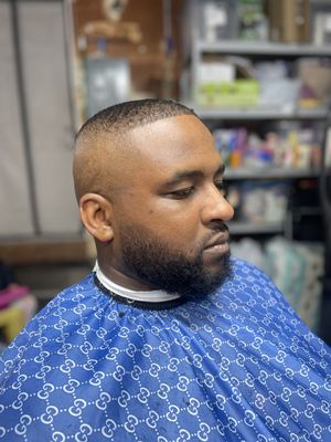 Bald Fade - All cuts include standard beard servicing.