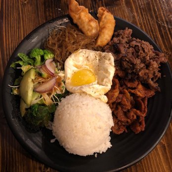 Bols - Bbq combo with spicy pork and beef bulgogi. Fried egg added - Ramen Near Me - Plano, Texas Bols - Bbq combo with spicy pork and beef bulgogi. Fried egg added - Ramen Near Me - Plano, Texas