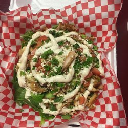 Donair salad with chicken