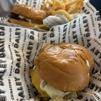 The Daley - Smash Daley Burger and Crinkle Cut Fries - Burgers Near Me - Honolulu, Hawaii The Daley - Smash Daley Burger and Crinkle Cut Fries - Burgers Near Me - Honolulu, Hawaii