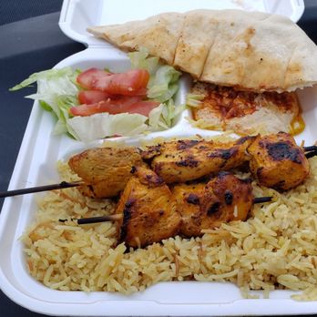 Boca Burger - Chicken kabob plate with 1.5 skewers plus rice pilaf, hummus, salad, and pita bread - Burgers Near Me - Claremont, California Boca Burger - Chicken kabob plate with 1.5 skewers plus rice pilaf, hummus, salad, and pita bread - Burgers Near Me - Claremont, California