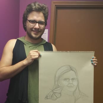 Pixie's Intent - Paul Krunrei Jr-- an artist who sketched this portrait of me. - Gift Shops Near Me - Houston, Texas Pixie's Intent - Paul Krunrei Jr-- an artist who sketched this portrait of me. - Gift Shops Near Me - Houston, Texas