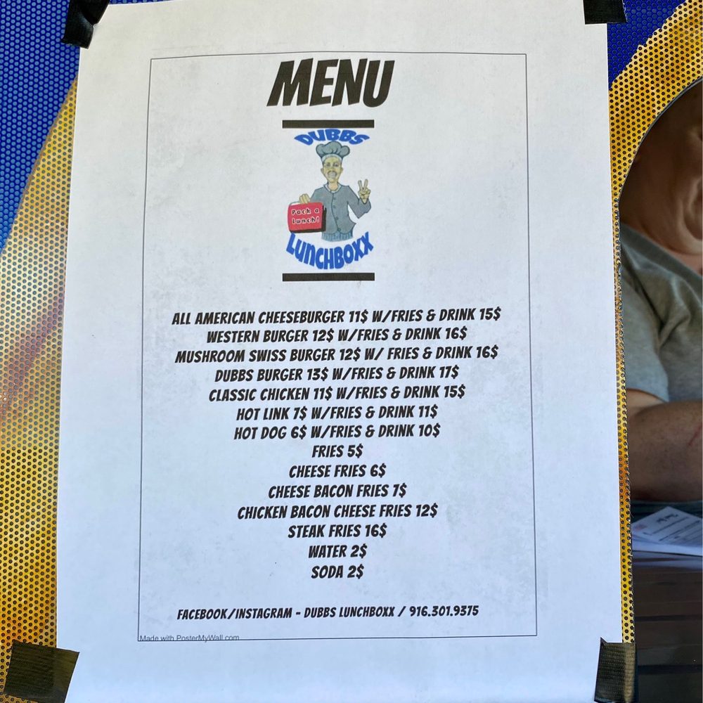 Dubbs Lunchboxx - 06.29.22 menu - American Near Me - North Highlands, California Dubbs Lunchboxx - 06.29.22 menu - American Near Me - North Highlands, California