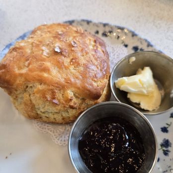 Good Graces - Biscuit with jam and butter - Cafes Near Me - Raleigh, North Carolina