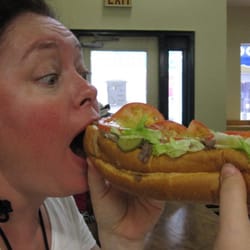 Surf's Up - Surf's Up Cheese Steak sandwich (small). I did not really eat the whole thing :)