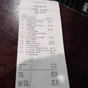 Al's Airport Inn - Dive Bars Near Me - Ewing, New Jersey