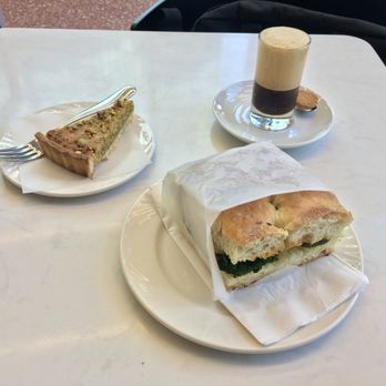 Giovane Caffè - Panino Verdura, Pistachio Tart, Espresso Shakerato - Cafes Near Me - Vancouver, British Columbia