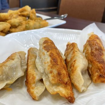 Mama Lu's Dumpling House - #6 pan fried dumplings(8) - Shanghainese Near Me - Arcadia, California Mama Lu's Dumpling House - #6 pan fried dumplings(8) - Shanghainese Near Me - Arcadia, California