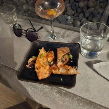 Zanzibar - Duck egg rolls - Tiki Bars Near Me - Austin, Texas