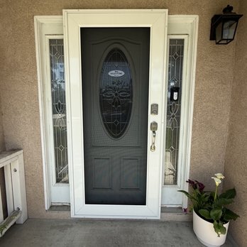 Den Defenders Security Doors - Slightly further view from outside. - Door Sales/Installation Near Me
