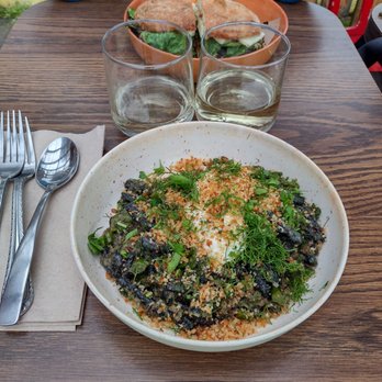 Sorbu Paninoteca - Squid ink pasta and the veggie panini with Pinot G. - Food Trucks Near Me - Portland, Oregon Sorbu Paninoteca - Squid ink pasta and the veggie panini with Pinot G. - Food Trucks Near Me - Portland, Oregon